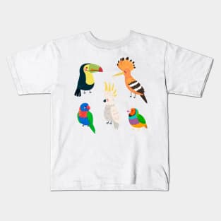 Parrots Collection Kids T-Shirt